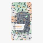 Laptop, Telefoane si Tablete - Telefoane mobile si accesorii - Accesorii Telefoane - Huse telefoane - Husa tip holster Kwmobile, anti-alunecare, marime s, neopren, albastru, negru - Infinity.ro