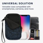 Laptop, Telefoane si Tablete - Telefoane mobile si accesorii - Accesorii Telefoane - Huse telefoane - Husa tip holster Kwmobile, anti-alunecare, marime s, neopren, albastru, negru - Infinity.ro