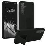 Laptop, Telefoane si Tablete - Telefoane mobile si accesorii - Accesorii Telefoane - Huse telefoane - Husa Kwmobile pentru Samsung Galaxy S24 Plus, functie stand, silicon, negru - Infinity.ro