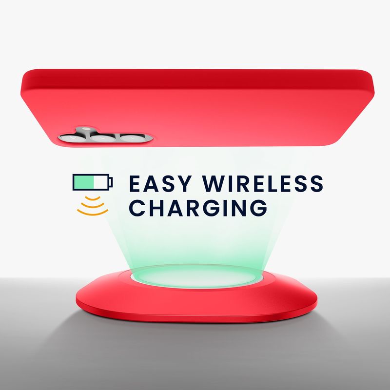 Laptop, Telefoane si Tablete - Telefoane mobile si accesorii - Accesorii Telefoane - Huse telefoane - Husa Kwmobile pentru Samsung Galaxy S25, incarcare wireless, TPU, roz neon - Infinity.ro