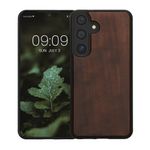 Laptop, Telefoane si Tablete - Telefoane mobile si accesorii - Accesorii Telefoane - Huse telefoane - Husa tip bumper Kwmobile pentru Samsung Galaxy S25 Plus, anti-alunecare, lemn, TPU, maro - Infinity.ro