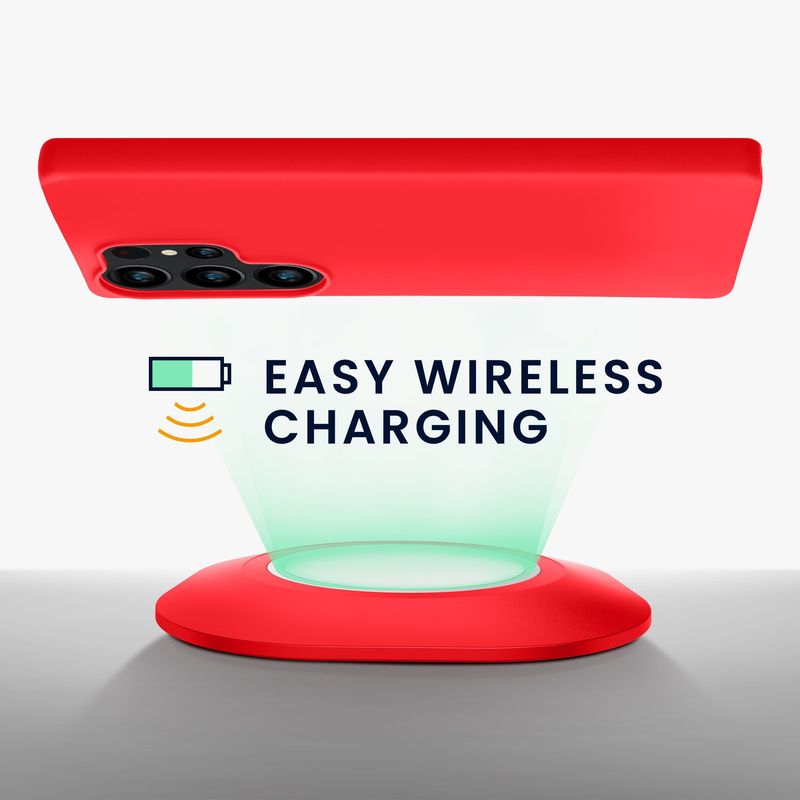 Laptop, Telefoane si Tablete - Telefoane mobile si accesorii - Accesorii Telefoane - Huse telefoane - Husa Kwmobile pentru Samsung Galaxy S25 Ultra, incarcare wireless, TPU, roz - Infinity.ro