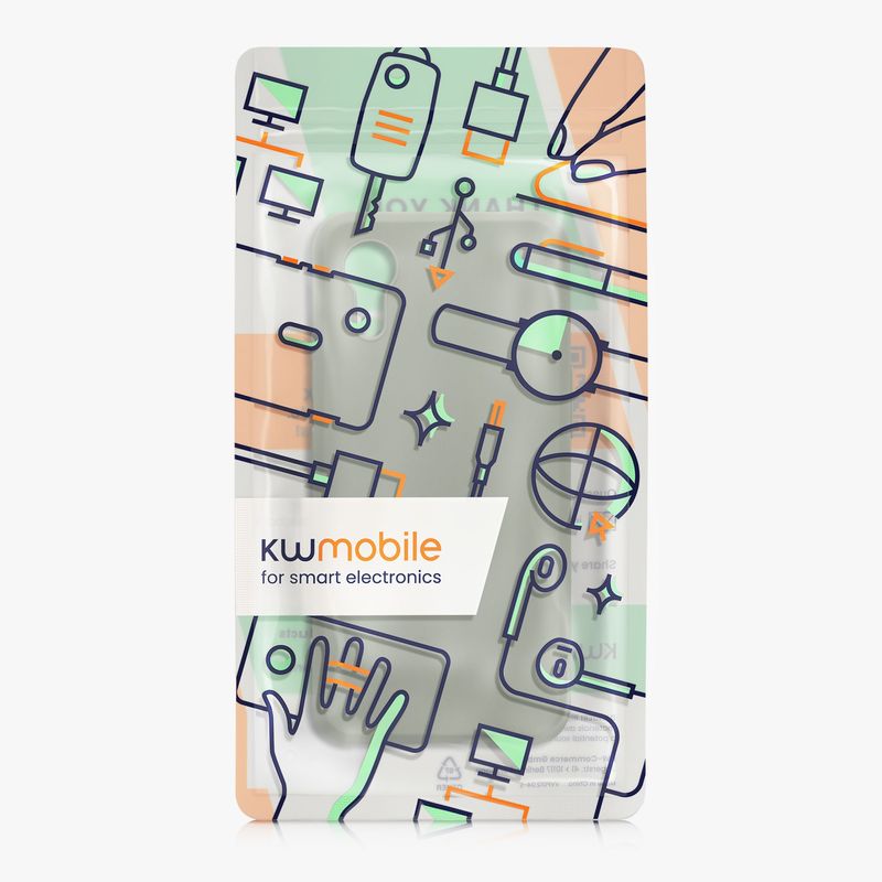 Laptop, Telefoane si Tablete - Telefoane mobile si accesorii - Accesorii Telefoane - Huse telefoane - Husa Kwmobile pentru Samsung Galaxy Xcover7, incarcare wireless, silicon, verde, gri - Infinity.ro