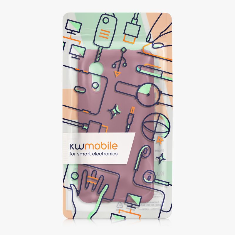 Laptop, Telefoane si Tablete - Telefoane mobile si accesorii - Accesorii Telefoane - Huse telefoane - Husa Kwmobile pentru Samsung Galaxy Xcover 5, incarcare wireless, silicon, mov - Infinity.ro