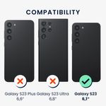 Laptop, Telefoane si Tablete - Telefoane mobile si accesorii - Accesorii Telefoane - Huse telefoane - Husa Kwmobile pentru Samsung Galaxy S23, incarcare wireless, silicon, portocaliu - Infinity.ro