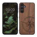 Laptop, Telefoane si Tablete - Telefoane mobile si accesorii - Accesorii Telefoane - Huse telefoane - Husa tip bumper Kwmobile pentru Samsung Galaxy A16 5G, anti-alunecare, lemn, TPU, maro - Infinity.ro