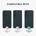 Laptop, Telefoane si Tablete - Telefoane mobile si accesorii - Accesorii Telefoane - Huse telefoane - Husa Kwmobile pentru Samsung Galaxy S25, incarcare wireless, silicon, gri - Infinity.ro