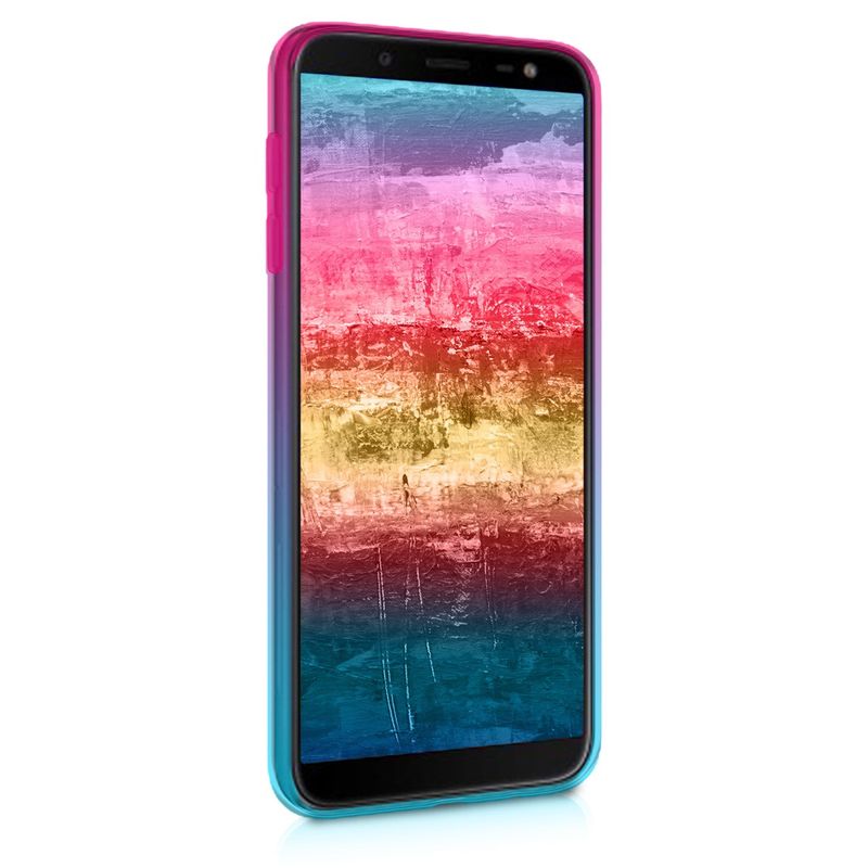 Laptop, Telefoane si Tablete - Telefoane mobile si accesorii - Accesorii Telefoane - Huse telefoane - Husa Kwmobile pentru Samsung Galaxy J6, anti-alunecare, TPU, multicolor - Infinity.ro