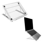 Laptop, Telefoane si Tablete - Telefoane mobile si accesorii - Accesorii Telefoane - Suport si docking telefoane - Suport de birou Kwmobile pentru laptop, monitor portabil si tableta, reglabil, anti-alunecare, metal, alb - Infinity.ro