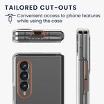 Laptop, Telefoane si Tablete - Telefoane mobile si accesorii - Accesorii Telefoane - Huse telefoane - Husa tip bumper Kwmobile pentru Samsung Galaxy Z Fold 3 5G, protectie la zgarieturi, plastic, transparent - Infinity.ro