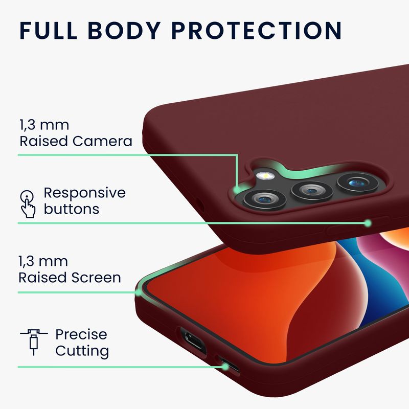 Laptop, Telefoane si Tablete - Telefoane mobile si accesorii - Accesorii Telefoane - Huse telefoane - Husa Kwmobile pentru Samsung Galaxy S25, incarcare wireless, silicon, mov - Infinity.ro