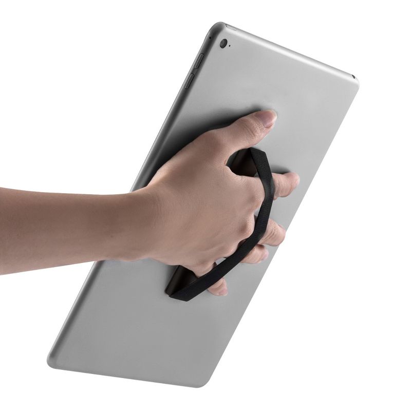 Laptop, Telefoane si Tablete - Telefoane mobile si accesorii - Accesorii Telefoane - Suport si docking telefoane - Set 3 suporturi adezive Kwmobile pentru tableta, functie stand, anti-alunecare, plastic, negru - Infinity.ro