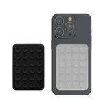 Laptop, Telefoane si Tablete - Telefoane mobile si accesorii - Accesorii Telefoane - Suport si docking telefoane - Set 2 suporturi adezive Kwmobile pentru telefon, functie stand, prindere cu ventuza, silicon, transparent, negru - Infinity.ro