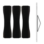Laptop, Telefoane si Tablete - Telefoane mobile si accesorii - Accesorii Telefoane - Suport si docking telefoane - Set 3 suporturi adezive Kwmobile pentru tableta, functie stand, anti-alunecare, plastic, negru - Infinity.ro