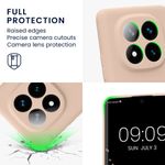 Laptop, Telefoane si Tablete - Telefoane mobile si accesorii - Accesorii Telefoane - Huse telefoane - Husa Kwmobile pentru Xiaomi Redmi Note 14 Pro+ 5G/Redmi Note 14 Pro Plus 5G, anti-alunecare, silicon, bej - Infinity.ro