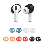 TV, Audio-Video si Foto - Portabile audio - Casti audio - Set 10 dopuri pentru casti Kwmobile pentru Apple AirPods Pro 3, anti-alunecare, Silicon, multicolor - Infinity.ro