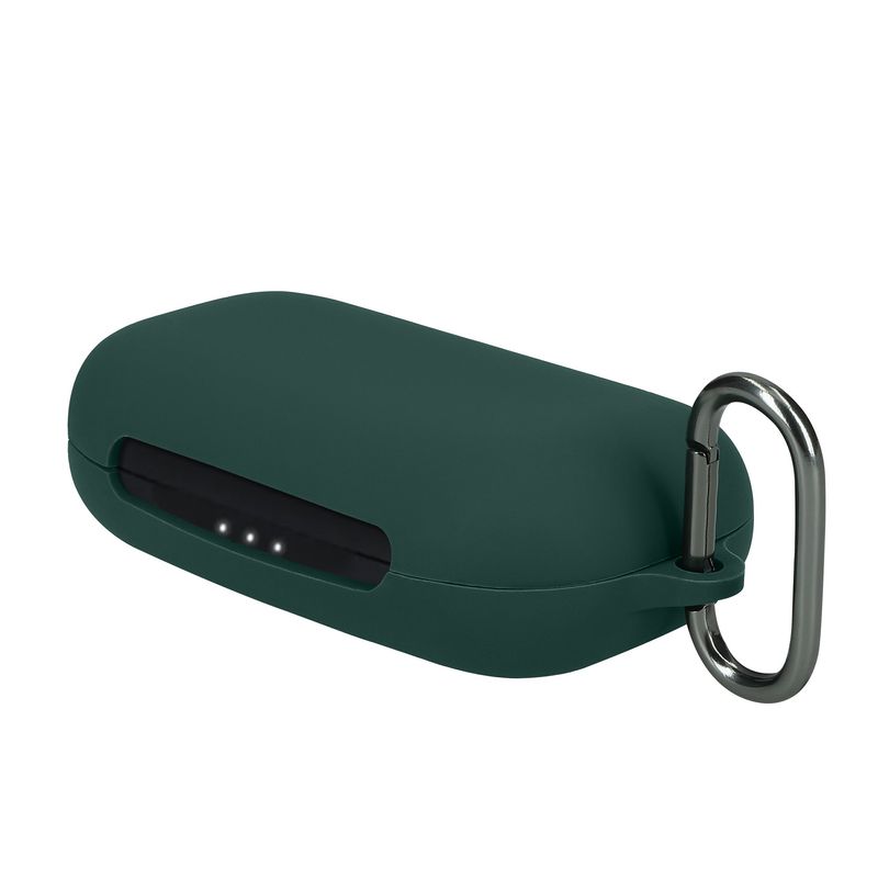 TV, Audio-Video si Foto - Portabile audio - Casti audio - Husa casti Kwmobile pentru Anker AeroFit 2 Pro, protectie la zgarieturi, Silicon, verde - Infinity.ro