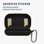 TV, Audio-Video si Foto - Portabile audio - Casti audio - Husa casti Kwmobile pentru Anker AeroFit 2 Pro, protectie la zgarieturi, Silicon, negru - Infinity.ro