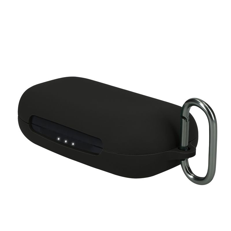 TV, Audio-Video si Foto - Portabile audio - Casti audio - Husa casti Kwmobile pentru Anker AeroFit 2 Pro, protectie la zgarieturi, Silicon, negru - Infinity.ro