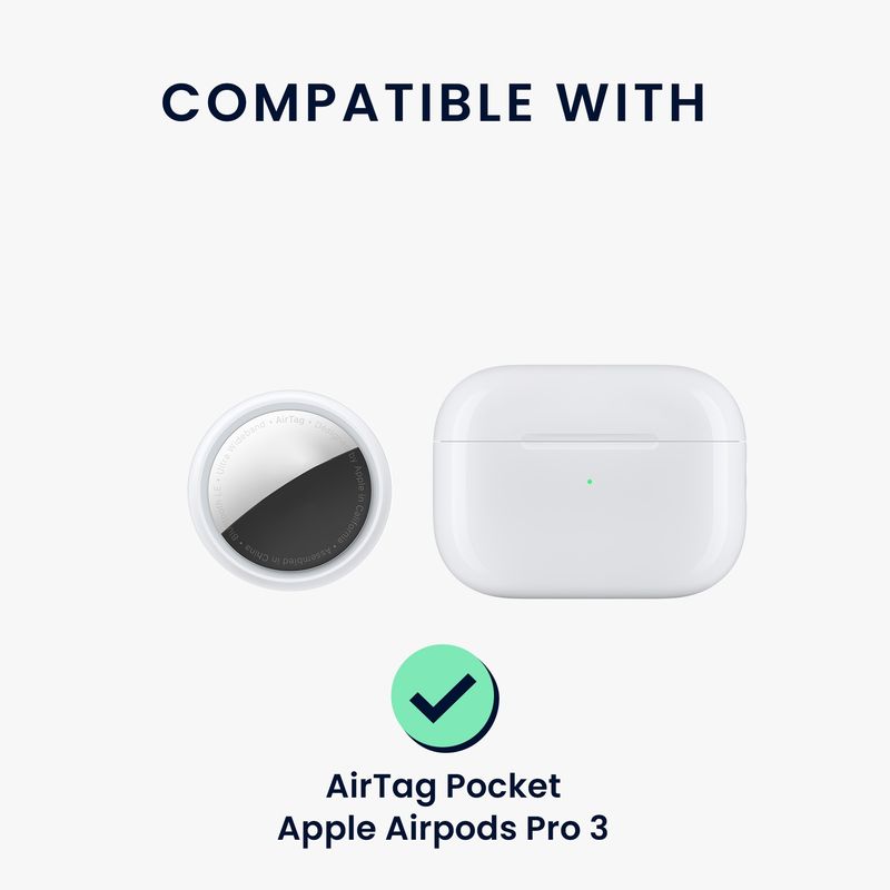 TV, Audio-Video si Foto - Portabile audio - Casti audio - Husa casti Kwmobile pentru Apple AirPods Pro 3, protectie la zgarieturi, Silicon, gri - Infinity.ro