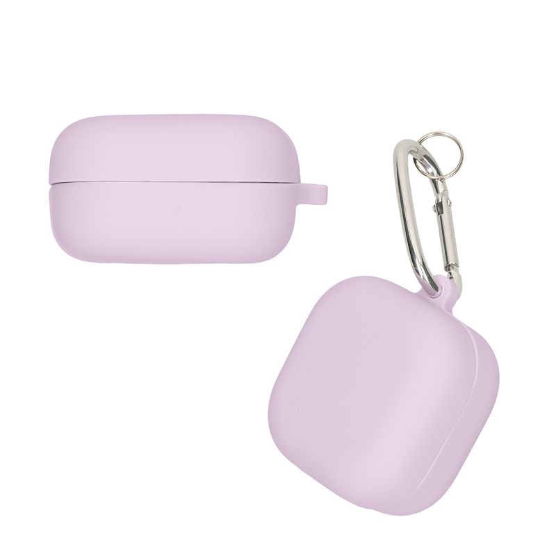 TV, Audio-Video si Foto - Portabile audio - Casti audio - Husa casti Kwmobile pentru Samsung Galaxy Buds 4, Galaxy Buds 4 Pro, protectie la zgarieturi, Silicon, mov - Infinity.ro