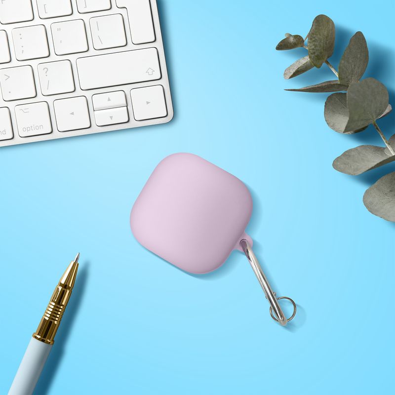 TV, Audio-Video si Foto - Portabile audio - Casti audio - Husa casti Kwmobile pentru Samsung Galaxy Buds 4, Galaxy Buds 4 Pro, protectie la zgarieturi, Silicon, mov - Infinity.ro