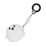 TV, Audio-Video si Foto - Portabile audio - Casti audio - Husa casti Kwmobile pentru Huawei FreeBuds SE 2, FreeBuds SE 3, prindere cu carabina, Silicon, alb, negru - Infinity.ro