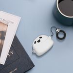 TV, Audio-Video si Foto - Portabile audio - Casti audio - Husa casti Kwmobile pentru Xiaomi Redmi Buds 6 Pro, protectie la zgarieturi, Silicon, alb, negru - Infinity.ro