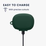 TV, Audio-Video si Foto - Portabile audio - Casti audio - Husa casti Kwmobile pentru JBL Endurance Peak 4, protectie la zgarieturi, Silicon, verde - Infinity.ro