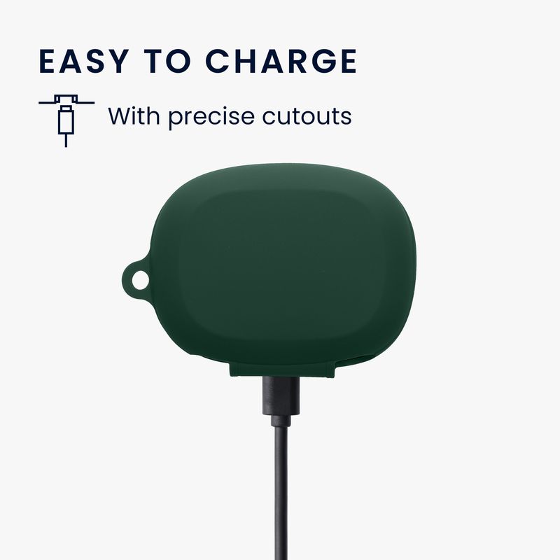 TV, Audio-Video si Foto - Portabile audio - Casti audio - Husa casti Kwmobile pentru JBL Endurance Peak 4, protectie la zgarieturi, Silicon, verde - Infinity.ro