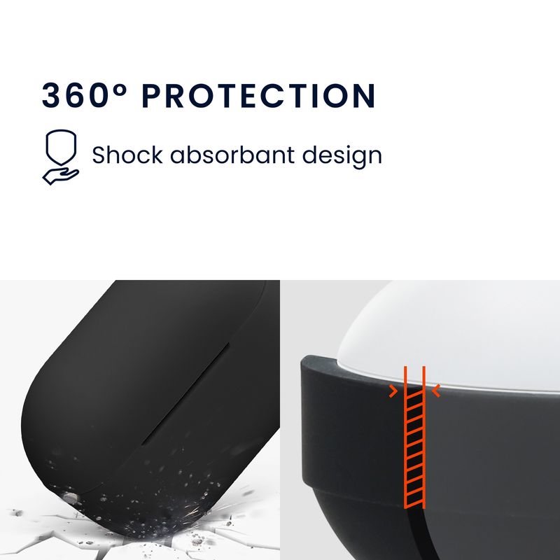 TV, Audio-Video si Foto - Portabile audio - Casti audio - Husa casti Kwmobile pentru Huawei FreeBuds SE 4 ANC, protectie la zgarieturi, Silicon, negru - Infinity.ro