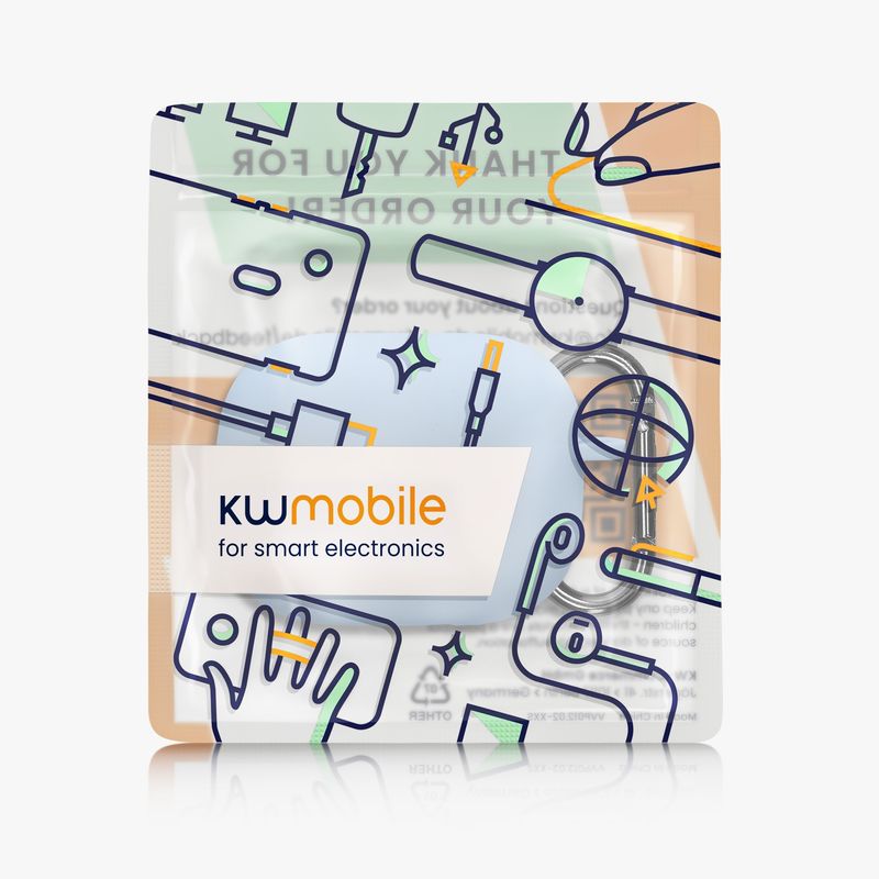 TV, Audio-Video si Foto - Portabile audio - Casti audio - Husa casti Kwmobile pentru Huawei FreeBuds SE 4 ANC, protectie la zgarieturi, Silicon, albastru - Infinity.ro
