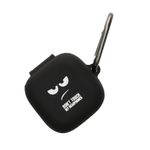 TV, Audio-Video si Foto - Portabile audio - Casti audio - Husa casti Kwmobile pentru Sennheiser ACCENTUM True Wireless, prindere cu carabina, antizgarieturi, Silicon, alb, negru - Infinity.ro