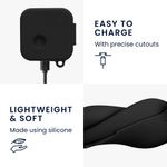 TV, Audio-Video si Foto - Portabile audio - Casti audio - Husa casti Kwmobile pentru Nothing Ear (3) (2025), protectie la zgarieturi, Silicon, negru - Infinity.ro