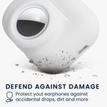 TV, Audio-Video si Foto - Portabile audio - Casti audio - Husa casti Kwmobile pentru Apple AirPods Pro 3, protectie la zgarieturi, Silicon, alb - Infinity.ro