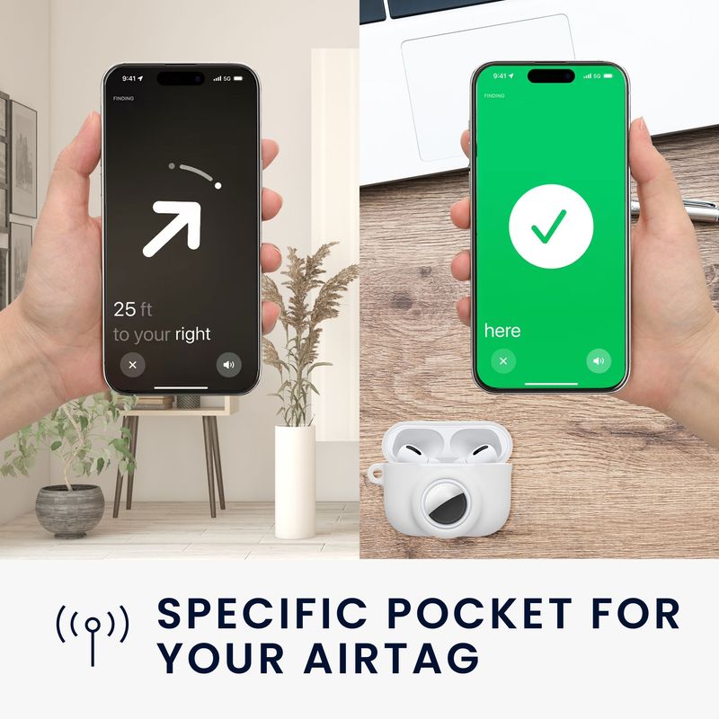 TV, Audio-Video si Foto - Portabile audio - Casti audio - Husa casti Kwmobile pentru Apple AirPods Pro 3, protectie la zgarieturi, Silicon, alb - Infinity.ro