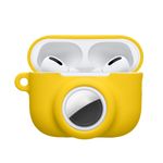 TV, Audio-Video si Foto - Portabile audio - Casti audio - Husa casti Kwmobile pentru Apple AirPods Pro 3, protectie la zgarieturi, Silicon, galben - Infinity.ro