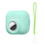 TV, Audio-Video si Foto - Portabile audio - Casti audio - Husa casti Kwmobile pentru Apple AirPods Pro 2, protectie la zgarieturi, Silicon, verde - Infinity.ro