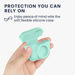 TV, Audio-Video si Foto - Portabile audio - Casti audio - Husa casti Kwmobile pentru Apple AirPods Pro 2, protectie la zgarieturi, Silicon, verde - Infinity.ro