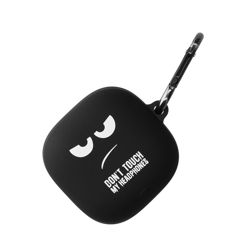 TV, Audio-Video si Foto - Portabile audio - Casti audio - Husa casti Kwmobile pentru Anker Soundcore Liberty 5, protectie la zgarieturi, Silicon, alb, negru - Infinity.ro