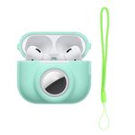 TV, Audio-Video si Foto - Portabile audio - Casti audio - Husa casti Kwmobile pentru Apple AirPods Pro 2, protectie la zgarieturi, Silicon, verde - Infinity.ro