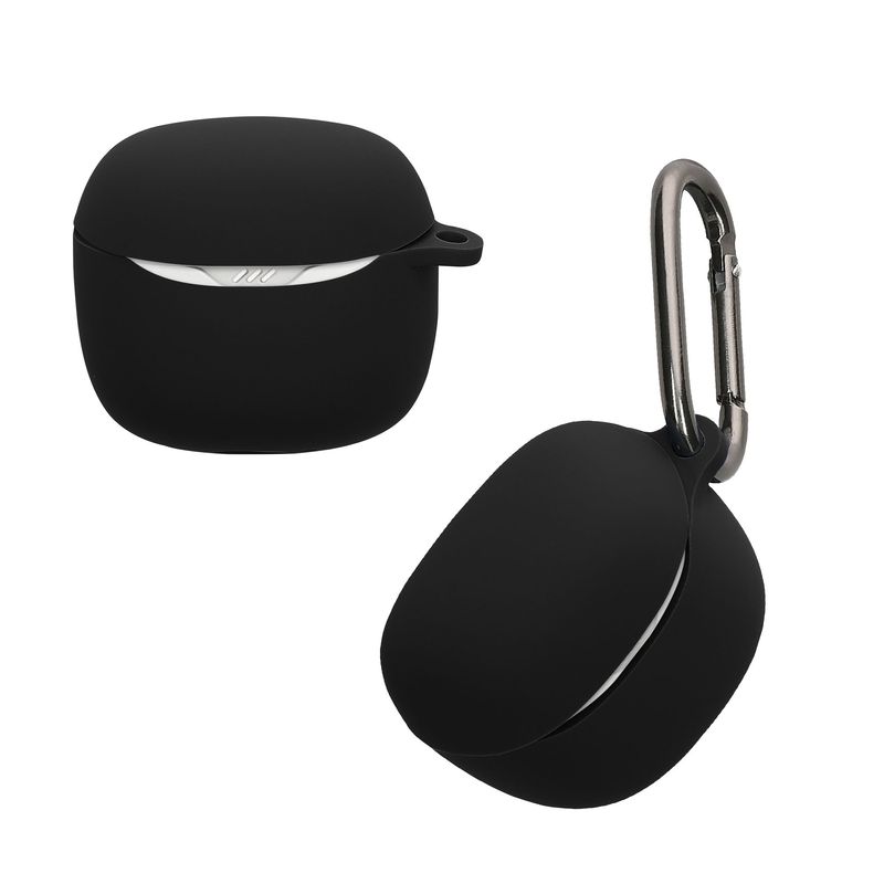 TV, Audio-Video si Foto - Portabile audio - Casti audio - Husa casti Kwmobile pentru JBL Tune Flex 2, protectie la zgarieturi, Silicon, negru - Infinity.ro