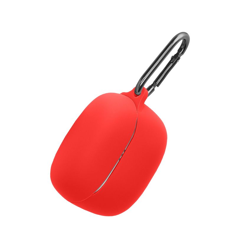 TV, Audio-Video si Foto - Portabile audio - Casti audio - Husa casti Kwmobile pentru JBL Tune Beam 2, protectie la zgarieturi, Silicon, rosu - Infinity.ro