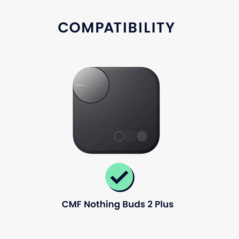 TV, Audio-Video si Foto - Portabile audio - Casti audio - Husa casti Kwmobile pentru Nothing CMF Buds 2 Plus, protectie la zgarieturi, Silicon, albastru - Infinity.ro