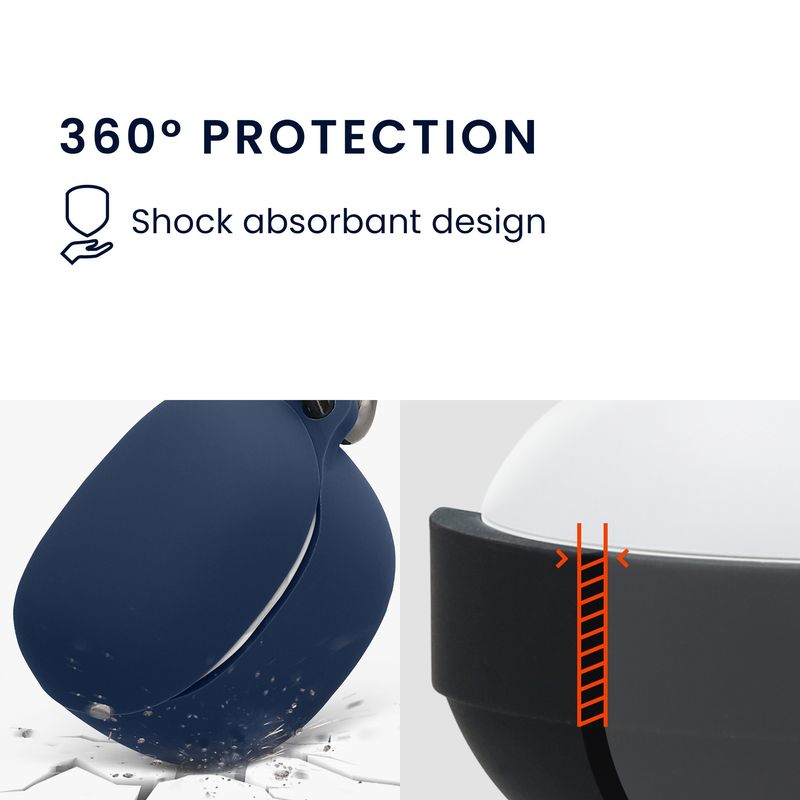 TV, Audio-Video si Foto - Portabile audio - Casti audio - Husa casti Kwmobile pentru JBL Tune Flex 2, protectie la zgarieturi, Silicon, albastru - Infinity.ro