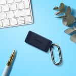 TV, Audio-Video si Foto - Portabile audio - Casti audio - Husa casti Kwmobile pentru Nothing CMF Buds 2 Plus, protectie la zgarieturi, Silicon, albastru - Infinity.ro