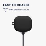TV, Audio-Video si Foto - Portabile audio - Casti audio - Husa casti Kwmobile pentru Beats Powerbeats Pro 2, protectie la zgarieturi, Silicon, negru - Infinity.ro