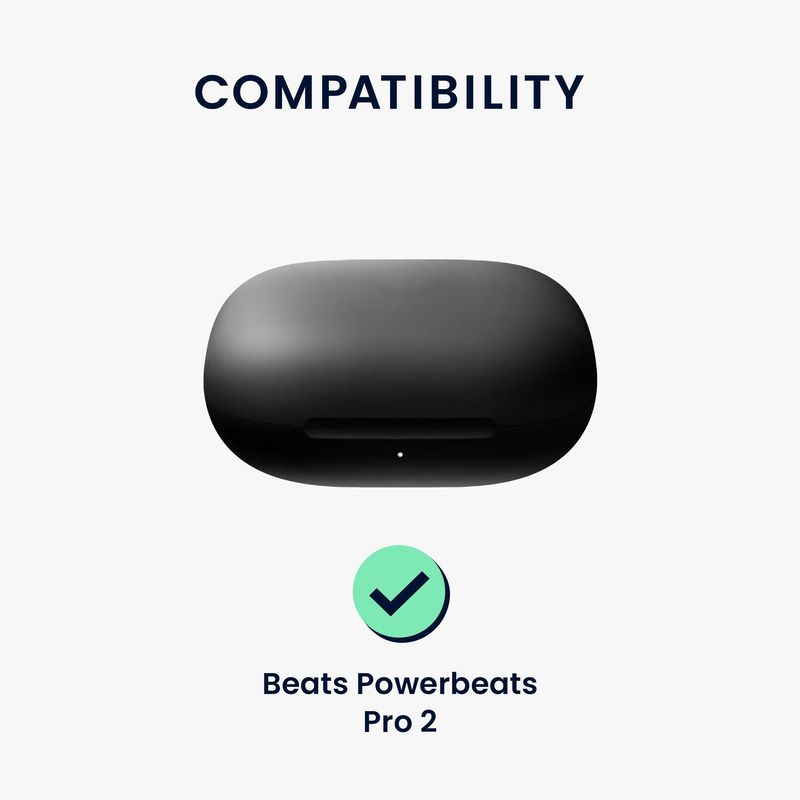 TV, Audio-Video si Foto - Portabile audio - Casti audio - Husa casti Kwmobile pentru Beats Powerbeats Pro 2, protectie la zgarieturi, Silicon, verde - Infinity.ro
