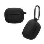 TV, Audio-Video si Foto - Portabile audio - Casti audio - Husa casti Kwmobile pentru JBL Tune Buds 2, protectie la zgarieturi, Silicon, negru - Infinity.ro