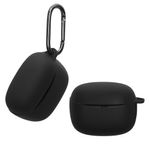 TV, Audio-Video si Foto - Portabile audio - Casti audio - Husa casti Kwmobile pentru JBL Tune Buds 2, protectie la zgarieturi, Silicon, negru - Infinity.ro